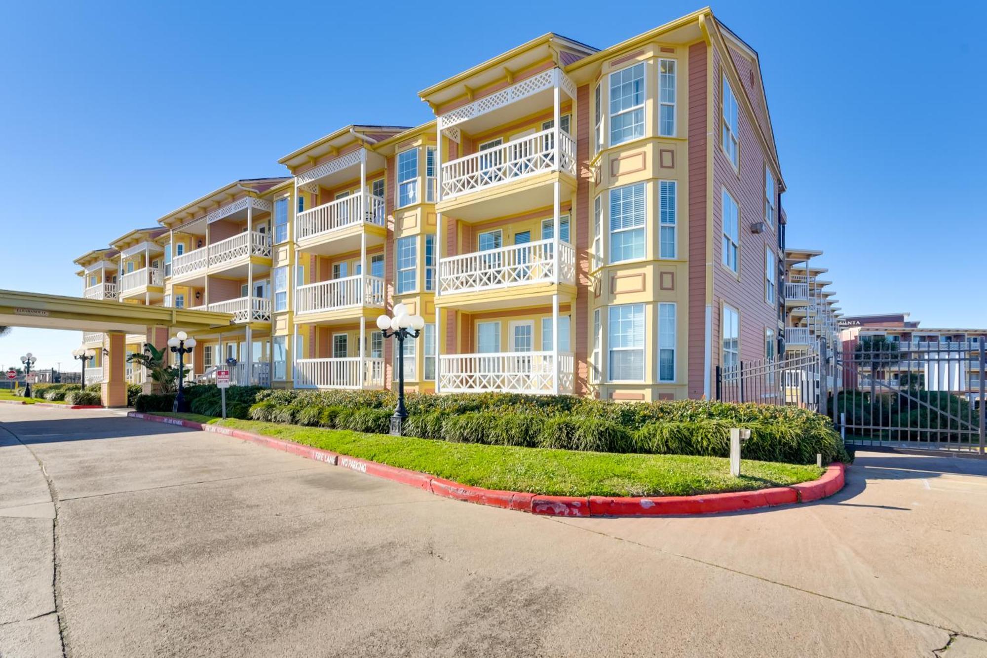 Coastal Galveston Condo Walk To Shoreline! מראה חיצוני תמונה